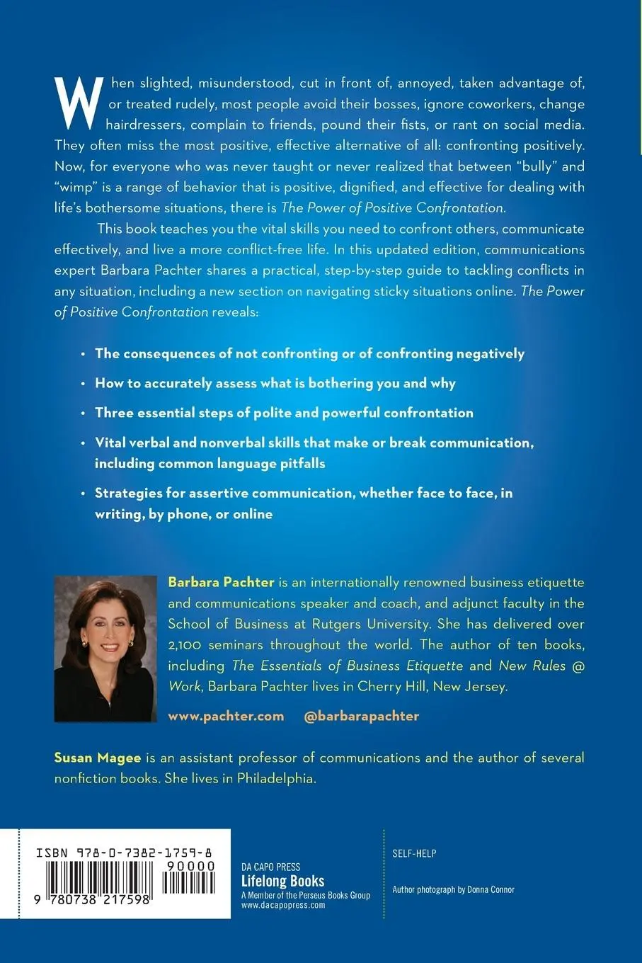 Rückseite: 9780738217598 | The Power of Positive Confrontation | Barbara Pachter | Taschenbuch