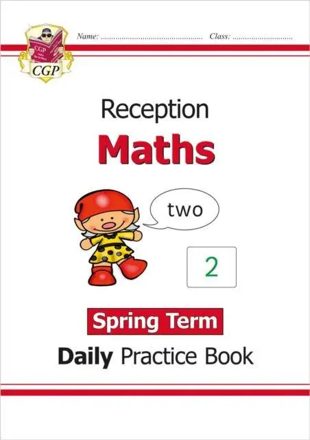 Cover: 9781789087598 | Reception Maths Daily Practice Book: Spring Term | Cgp Books | Buch