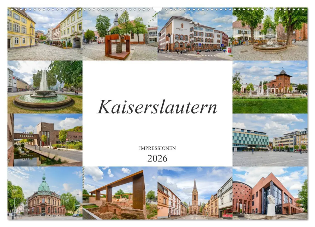 Cover: 9783457757598 | Kaiserslautern Impressionen (Wandkalender 2026 DIN A2 quer),...