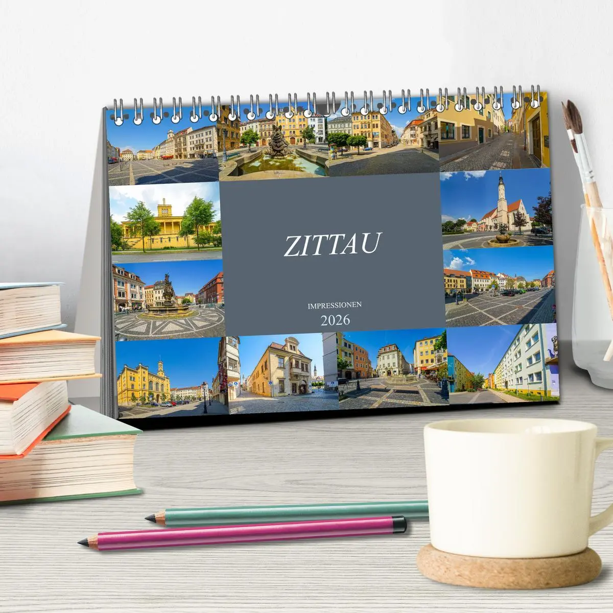 Bild: 9783457827598 | Zittau Impressionen (Tischkalender 2026 DIN A5 quer), CALVENDO...