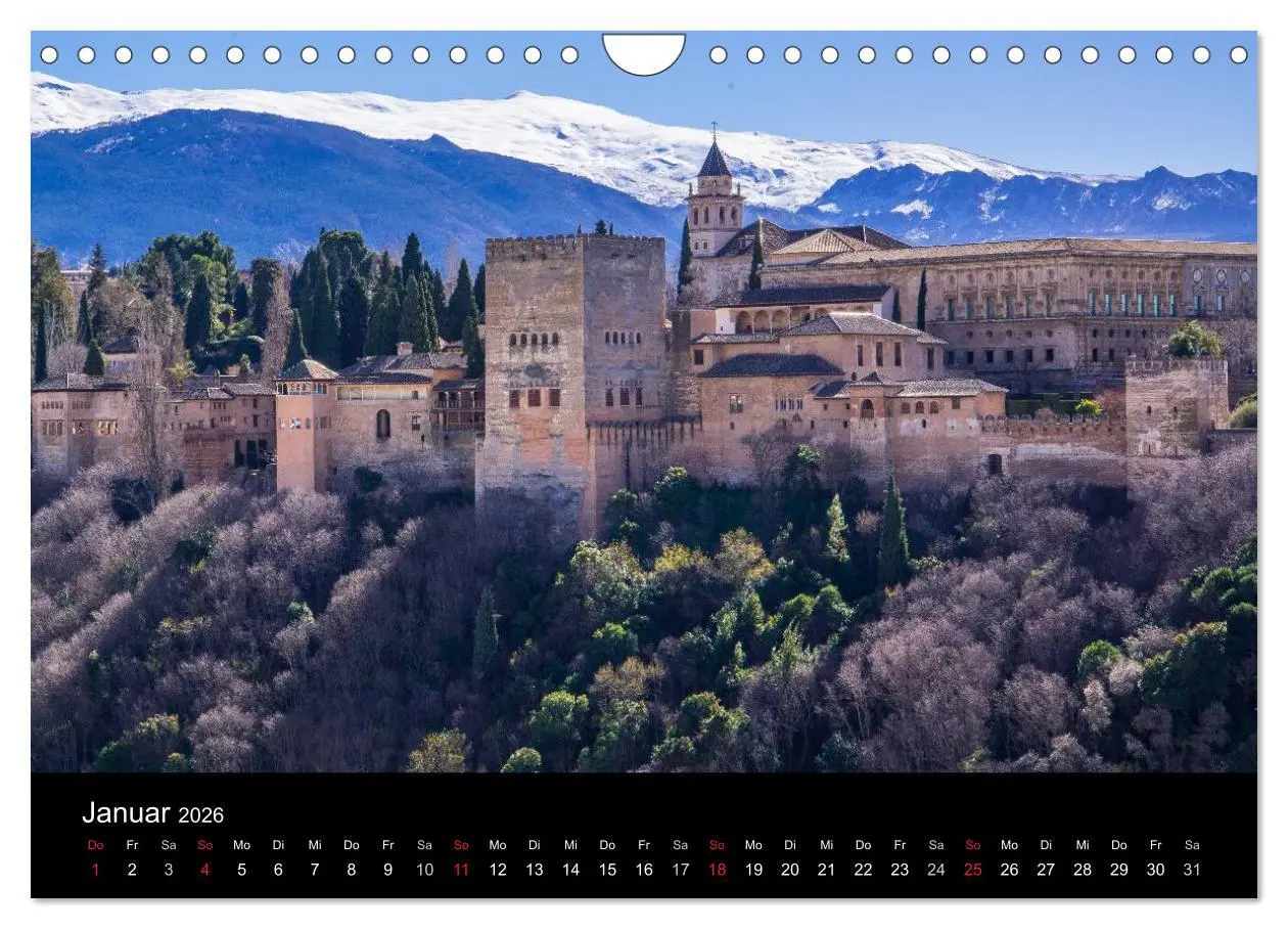 Bild: 9783516157598 | Andalusien (Wandkalender 2026 DIN A4 quer), CALVENDO Monatskalender