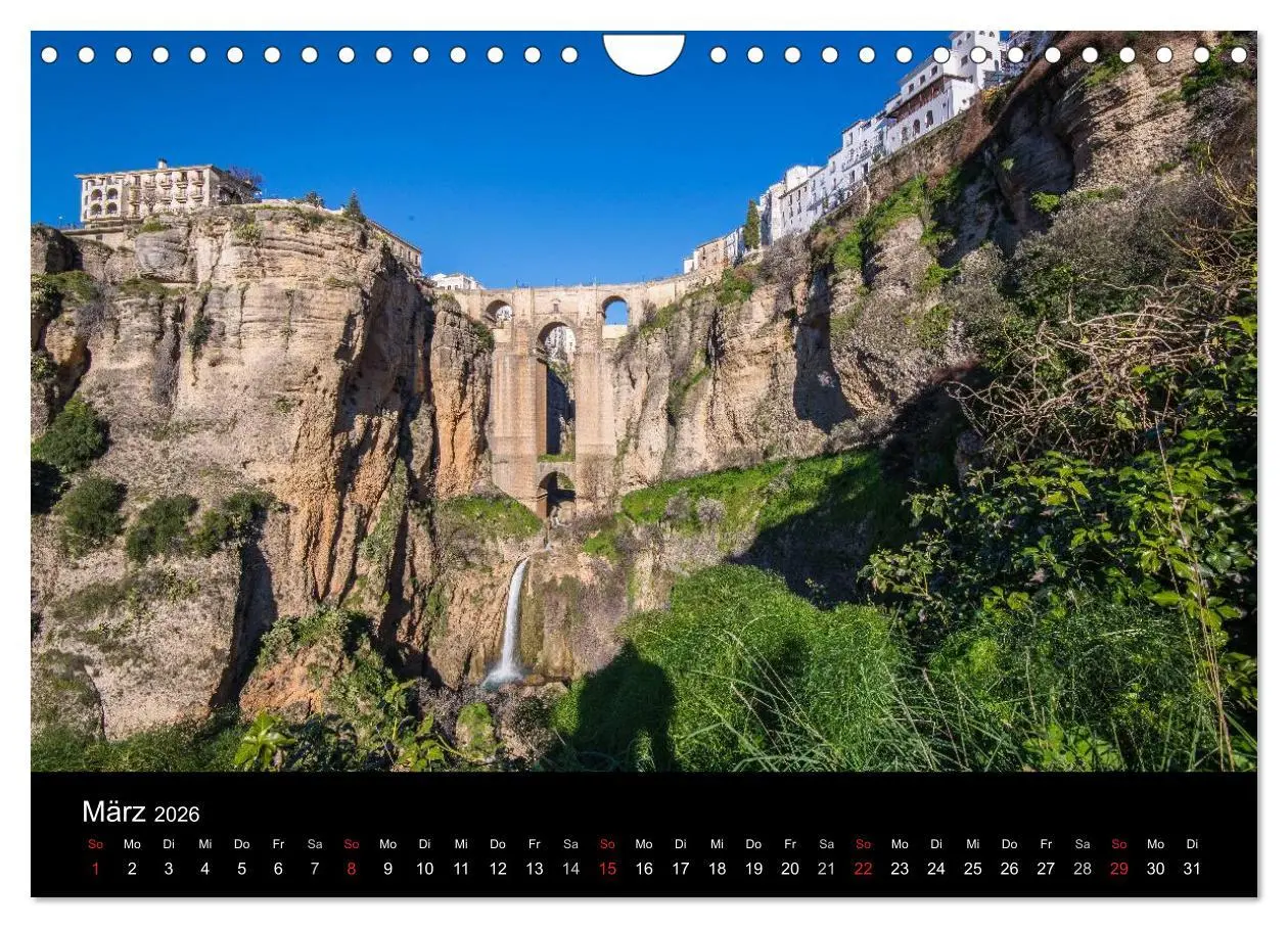 Bild: 9783516157598 | Andalusien (Wandkalender 2026 DIN A4 quer), CALVENDO Monatskalender