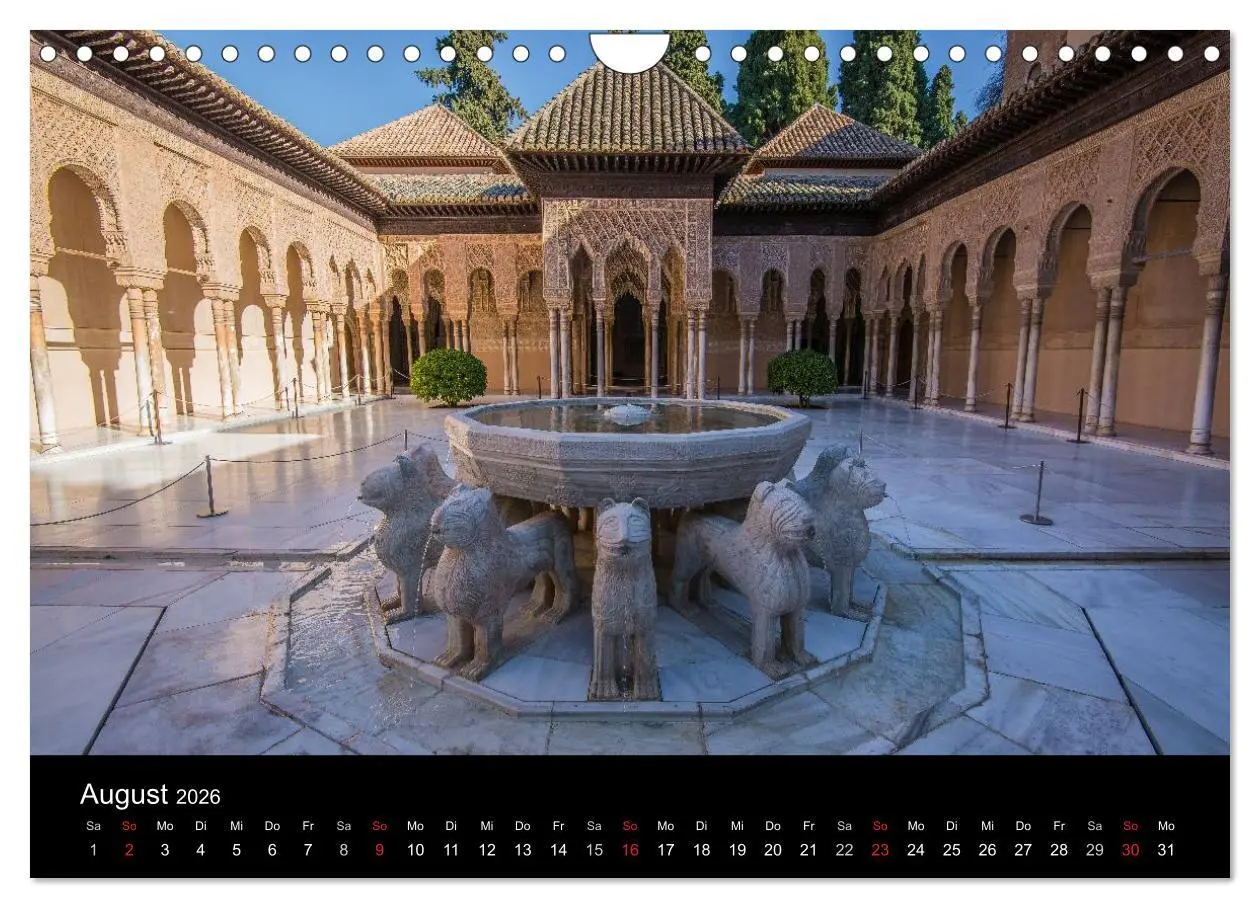 Bild: 9783516157598 | Andalusien (Wandkalender 2026 DIN A4 quer), CALVENDO Monatskalender