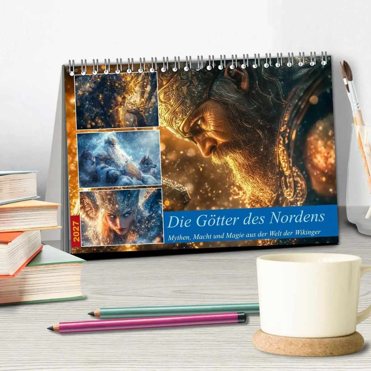 Bild: 9783516777598 | Die Götter des Nordens (Tischkalender 2027 DIN A5 quer), CALVENDO...