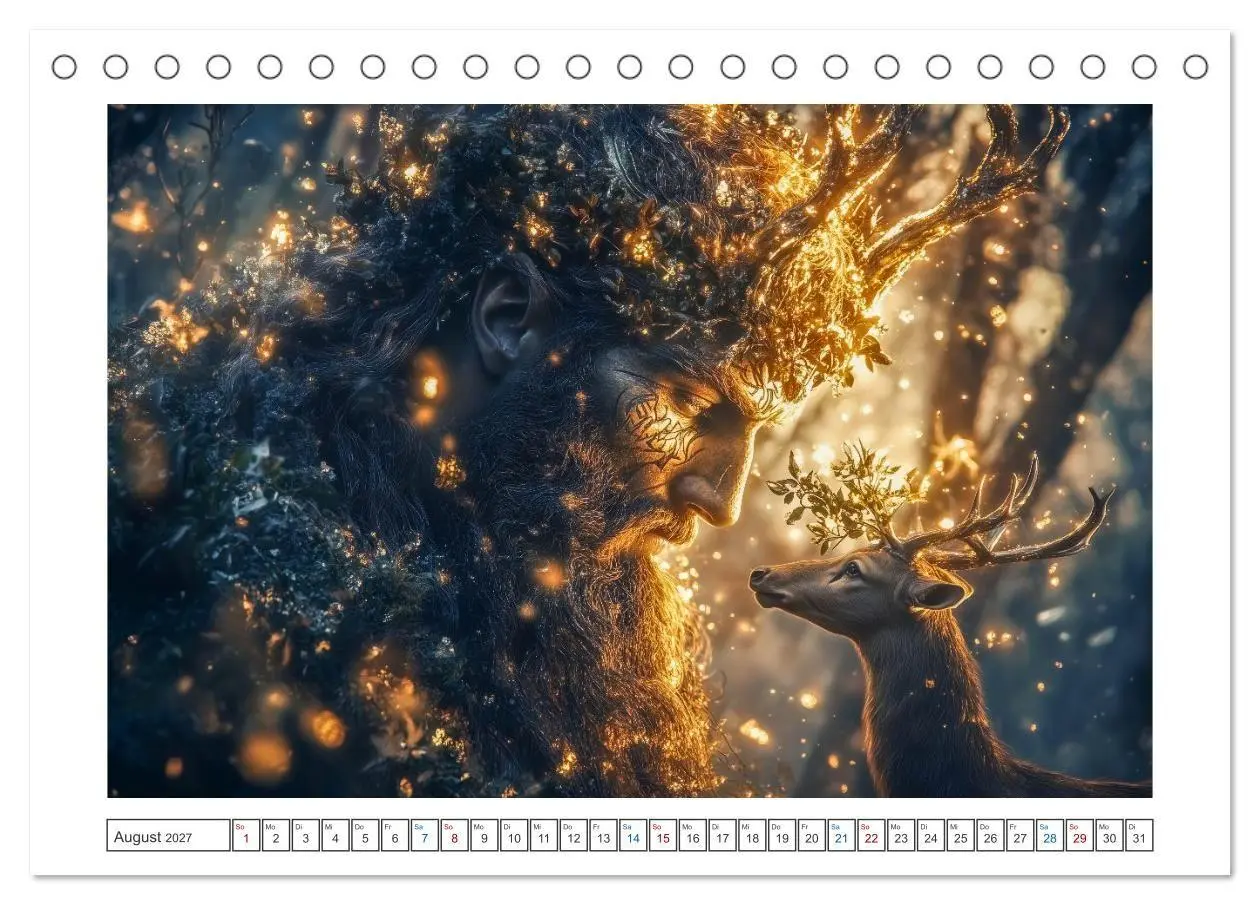Bild: 9783516777598 | Die Götter des Nordens (Tischkalender 2027 DIN A5 quer), CALVENDO...