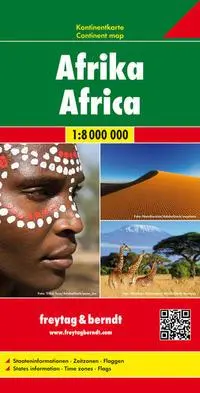 Cover: 9783707917598 | Afrika, Kontinentkarte 1:8 000 000 | (Land-)Karte | Deutsch | 2018