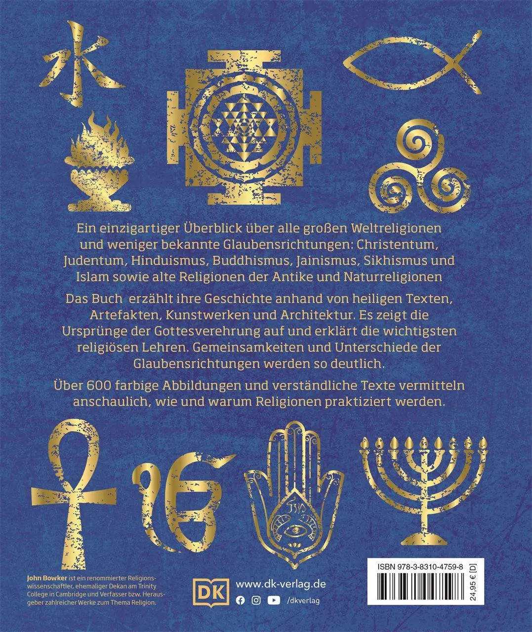 Rückseite: 9783831047598 | Religionen der Welt | John Bowker | Buch | 352 S. | Deutsch | 2023
