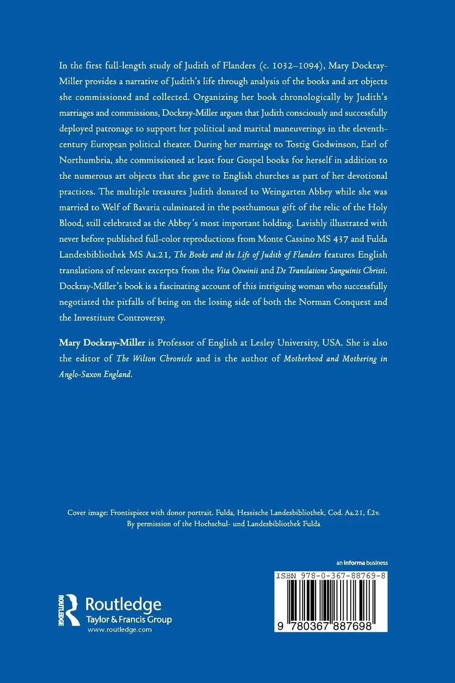 Rückseite: 9780367887698 | The Books and the Life of Judith of Flanders | Mary Dockray-Miller
