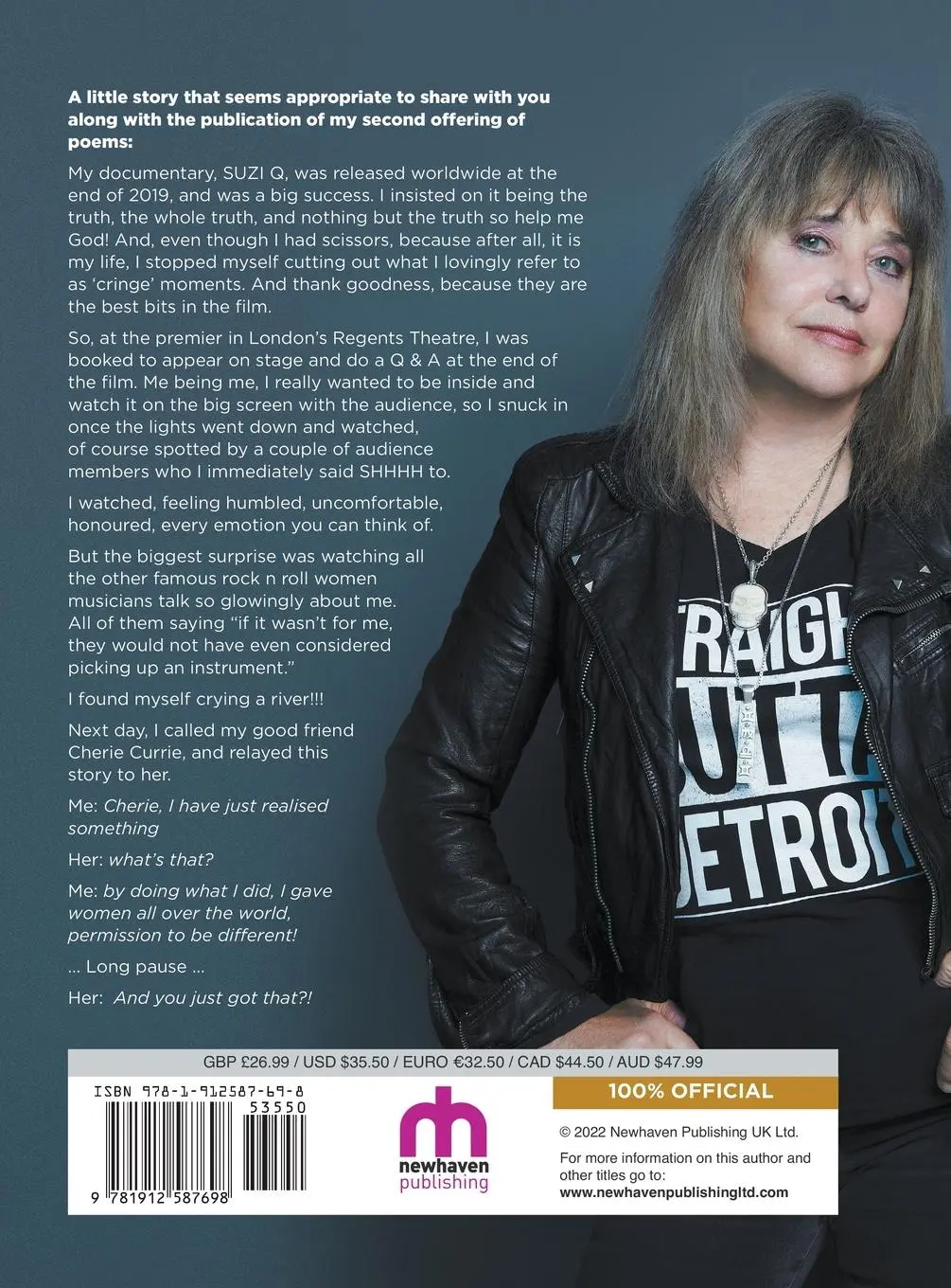 Rückseite: 9781912587698 | Through My Heart | Suzi Quatro | Buch | Gebunden | Englisch | 2022