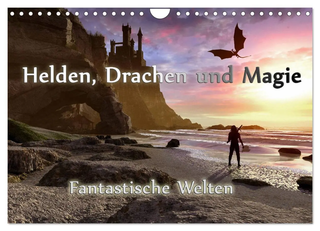 Cover: 9783457817698 | Helden, Drachen und Magie (Wandkalender 2026 DIN A4 quer), CALVENDO...