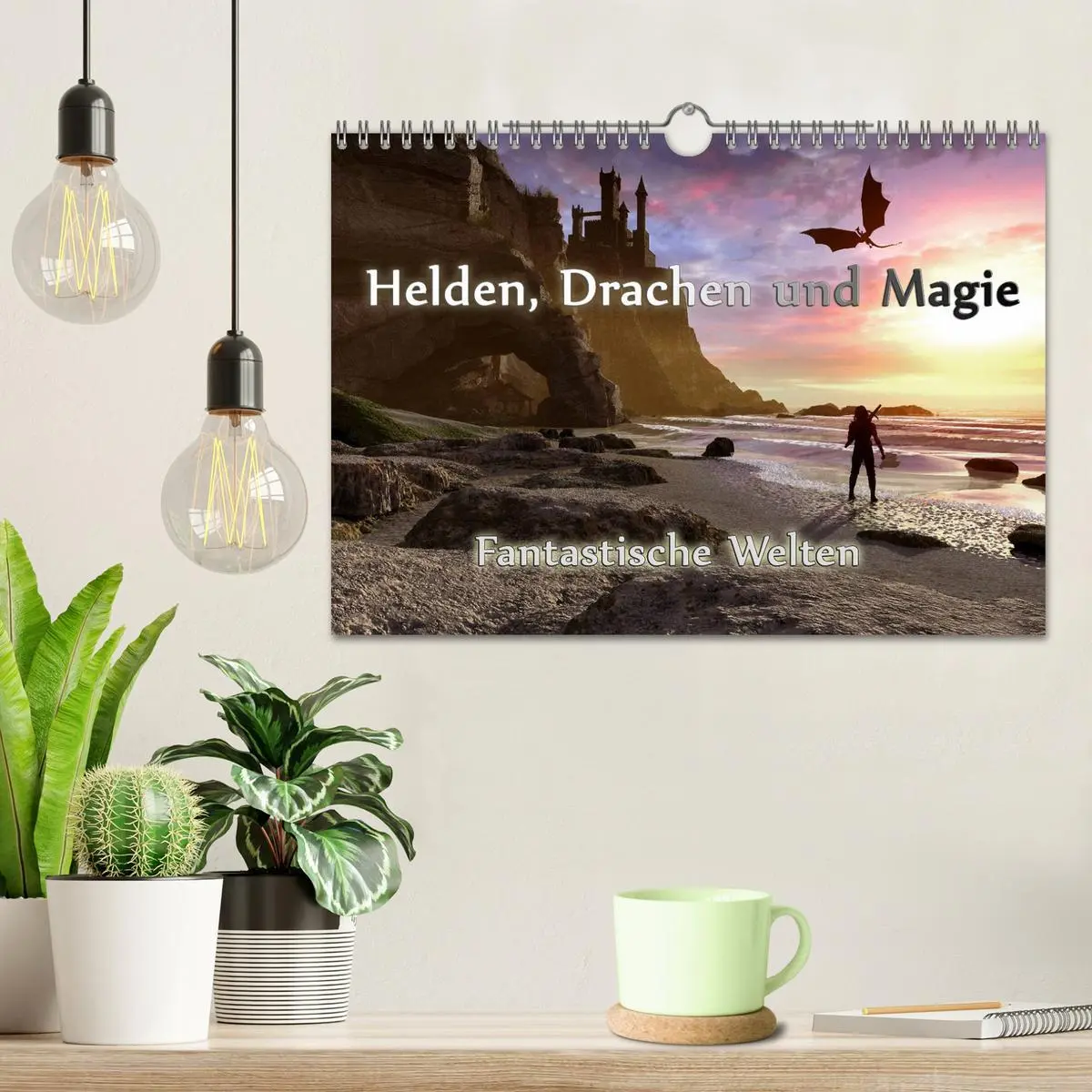 Bild: 9783457817698 | Helden, Drachen und Magie (Wandkalender 2026 DIN A4 quer), CALVENDO...