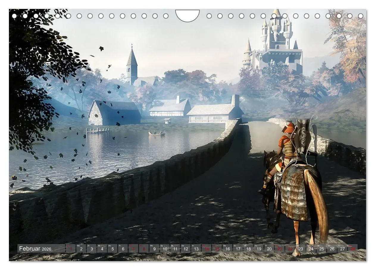Bild: 9783457817698 | Helden, Drachen und Magie (Wandkalender 2026 DIN A4 quer), CALVENDO...