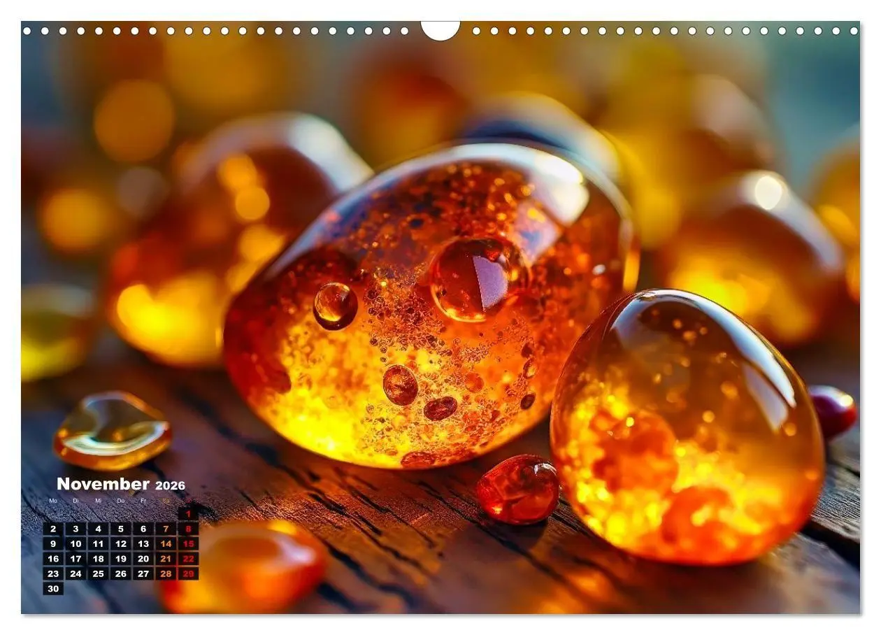 Bild: 9783516697698 | Bernstein mit Einschlüssen (Wandkalender 2026 DIN A3 quer),...