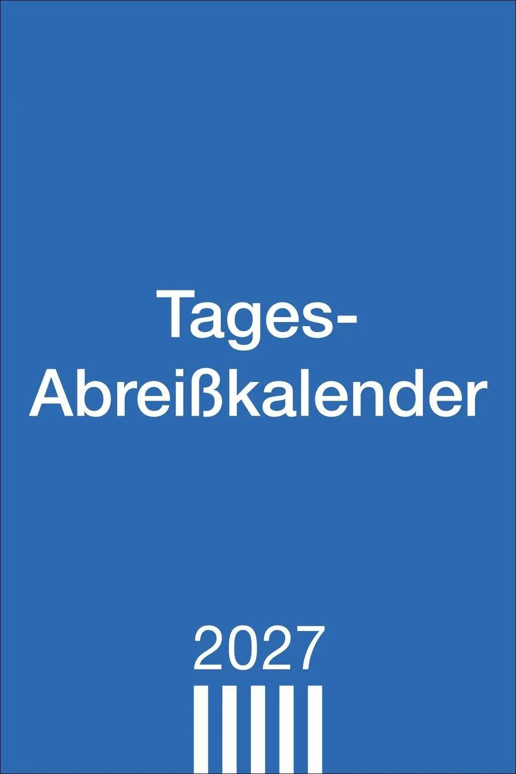 Cover: 9783756417698 | Tagesabreißkalender groß 2027 | Kalender | Bürokalender Heye | 782 S.