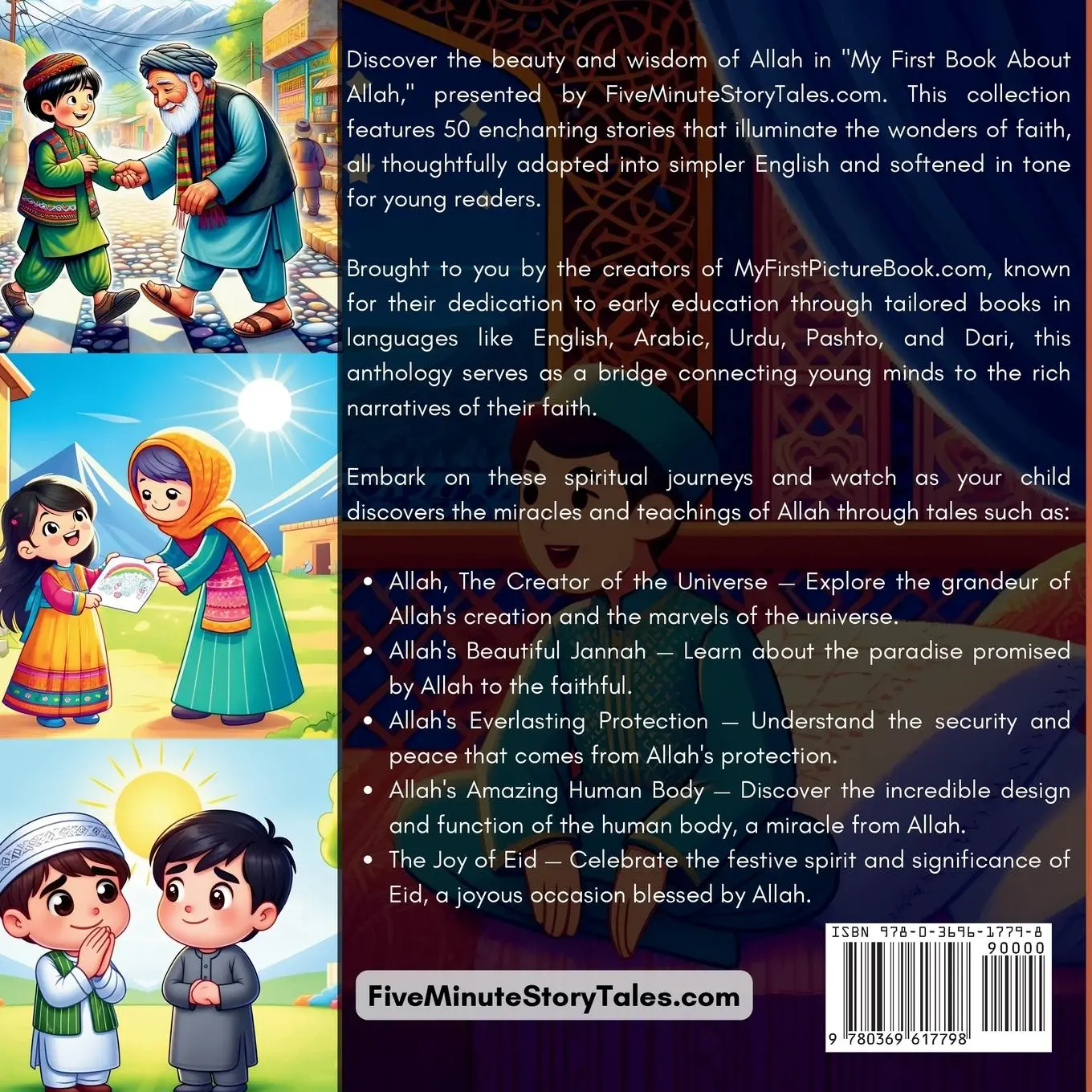 Rückseite: 9780369617798 | My First Book About Allah | Stories of Faith and Islamic Values | S.