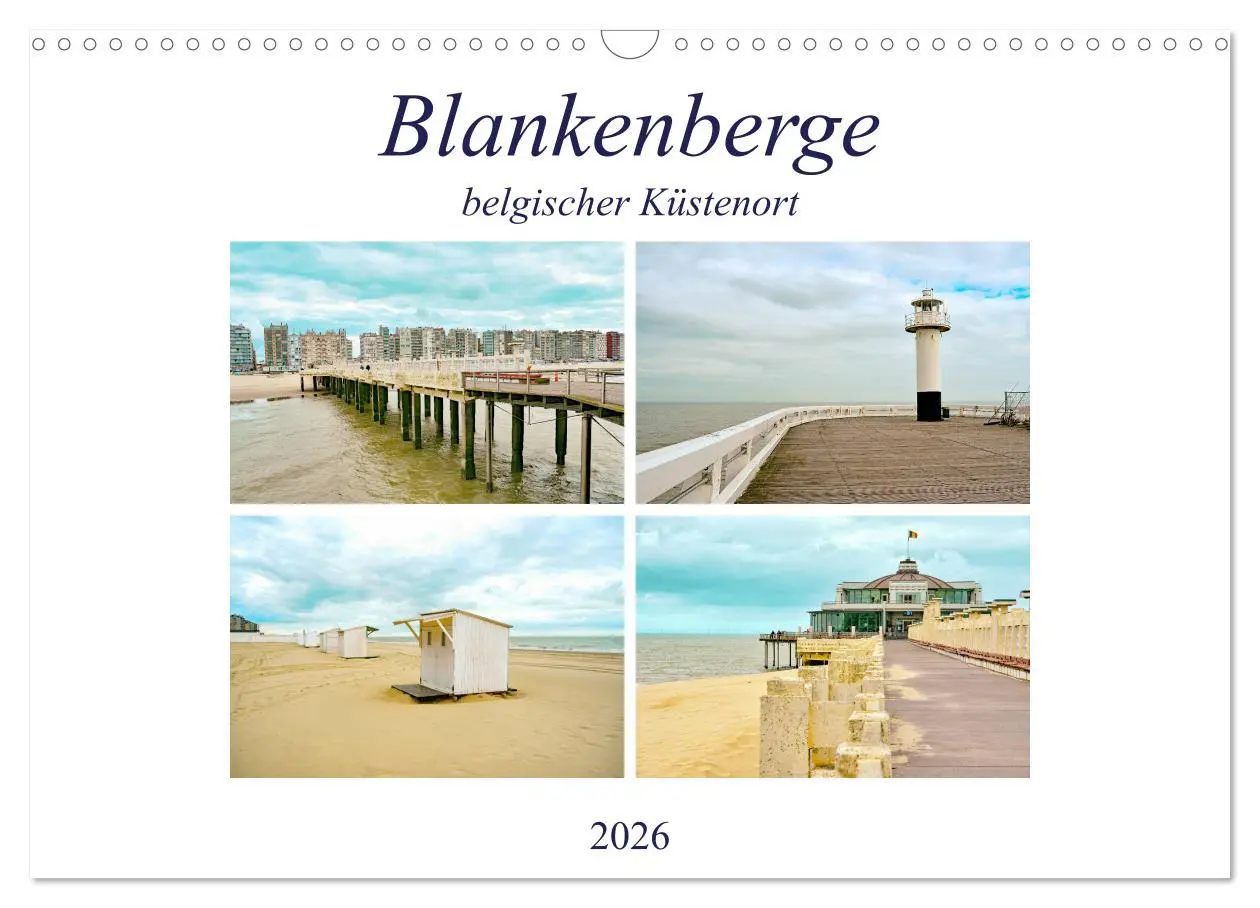 Cover: 9783457807798 | Blankenberge - belgischer Küstenort (Wandkalender 2026 DIN A3...