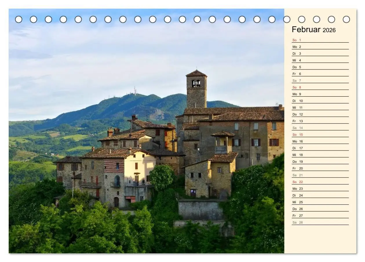 Bild: 9783457977798 | Emilia-Romagna (Tischkalender 2026 DIN A5 quer), CALVENDO...