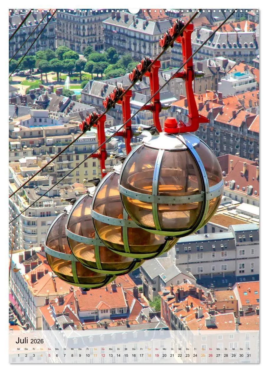 Bild: 9783516377798 | Nervenkitzel Seilbahn (Wandkalender 2026 DIN A2 hoch), CALVENDO...