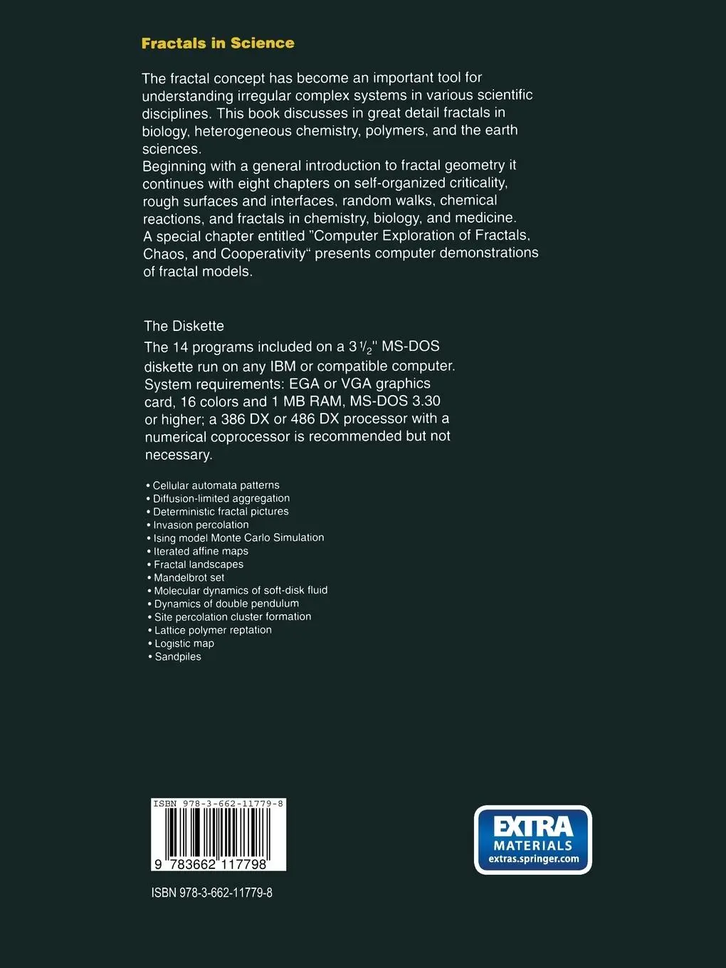 Rückseite: 9783662117798 | Fractals in Science | Shlomo Havlin (u. a.) | Taschenbuch | xvi | 2013