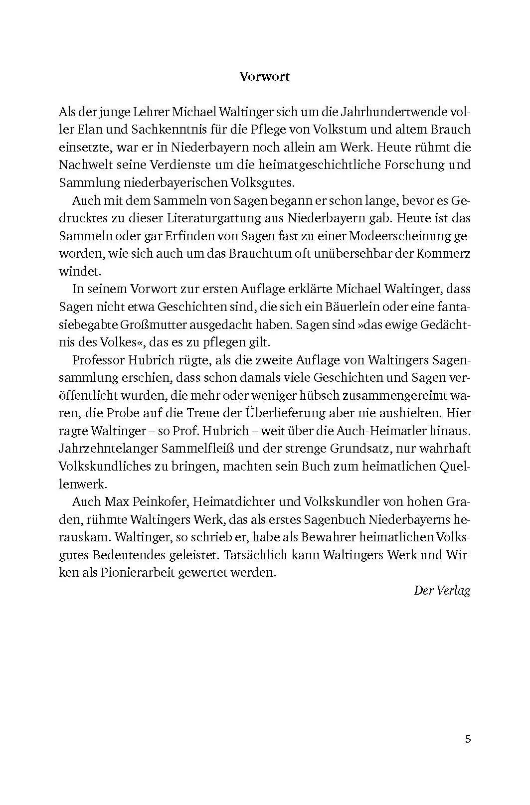 Bild: 9783866467798 | Niederbayerische Sagen | Michael Waltinger | Buch | 232 S. | Deutsch