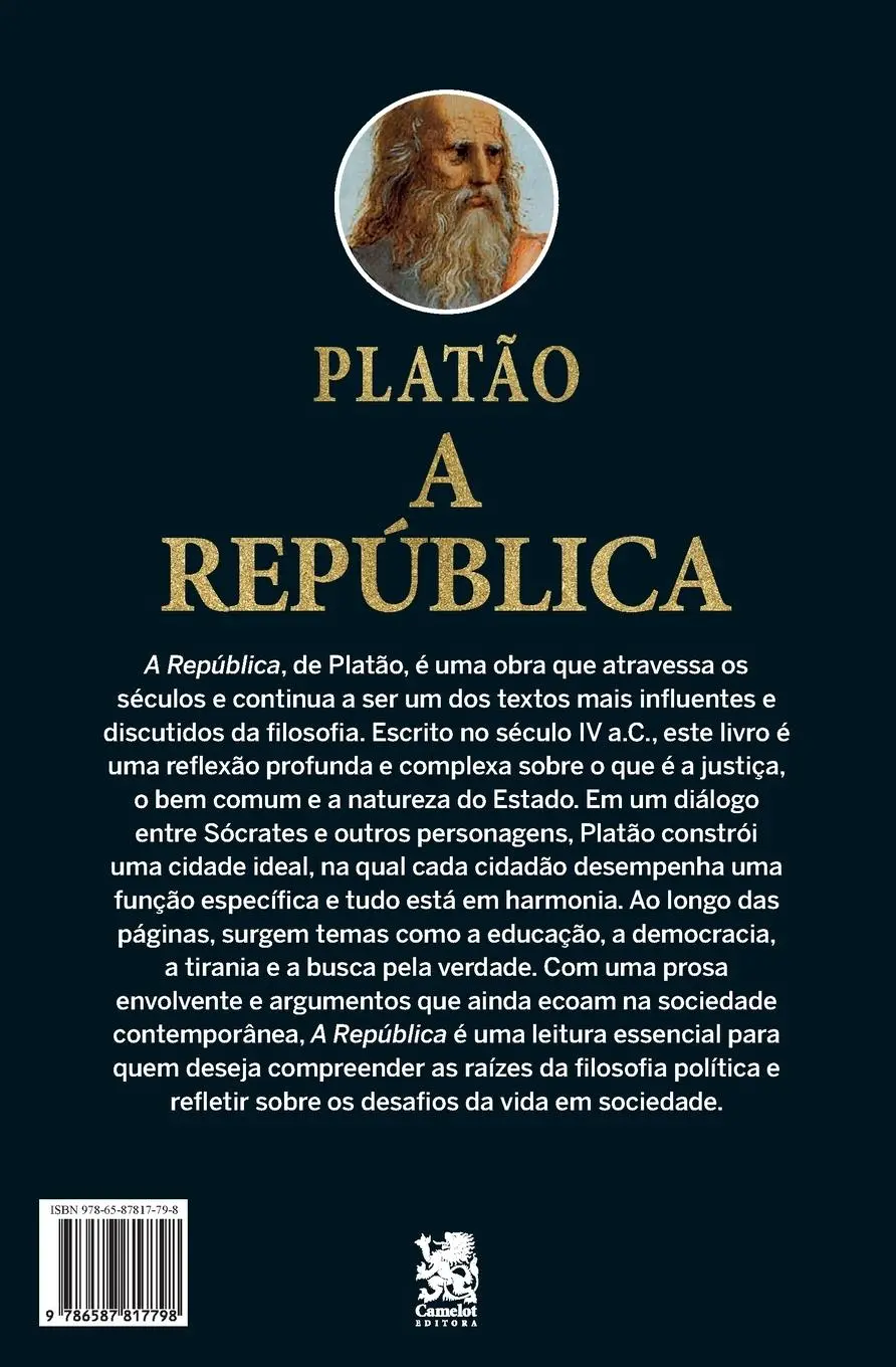 Rückseite: 9786587817798 | A República | Platão | Taschenbuch | Portugiesisch | 2023