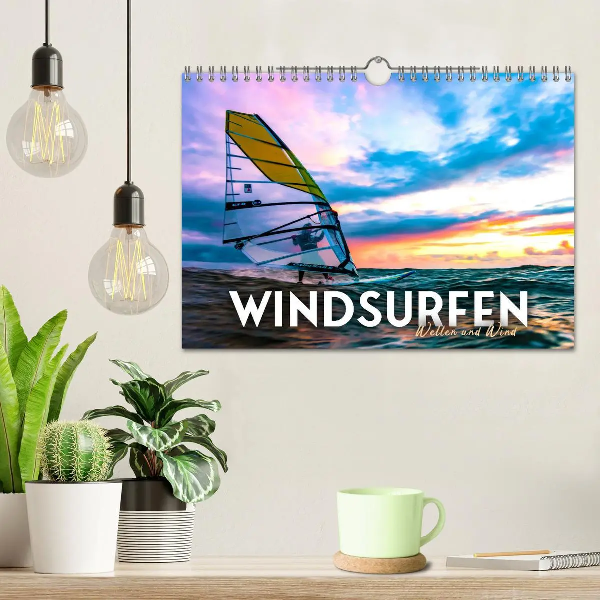 Bild: 9783383927898 | Windsurfen - Wellen und Wind (Wandkalender 2025 DIN A4 quer),...