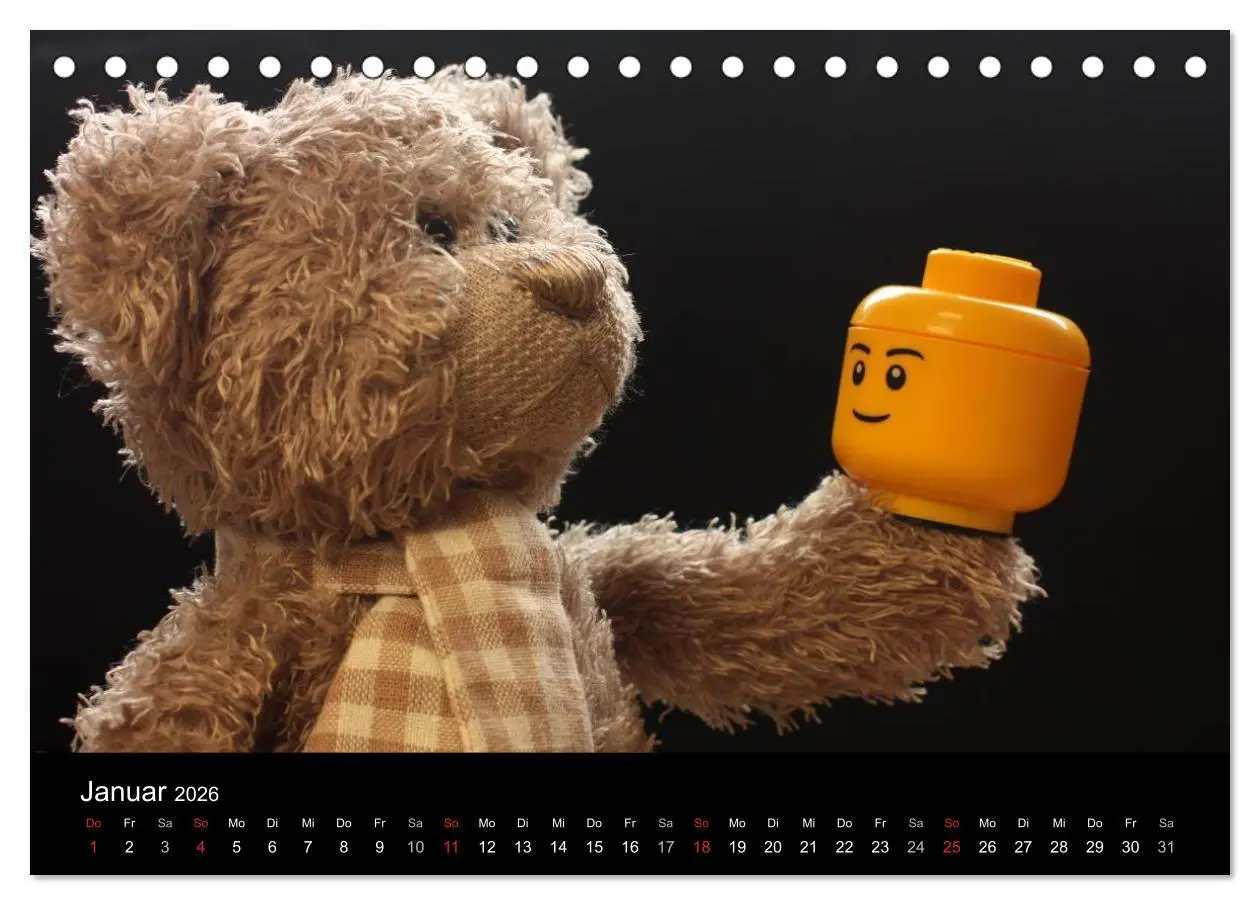Bild: 9783516127898 | Herr Nopf ist da! (Tischkalender 2026 DIN A5 quer), CALVENDO...