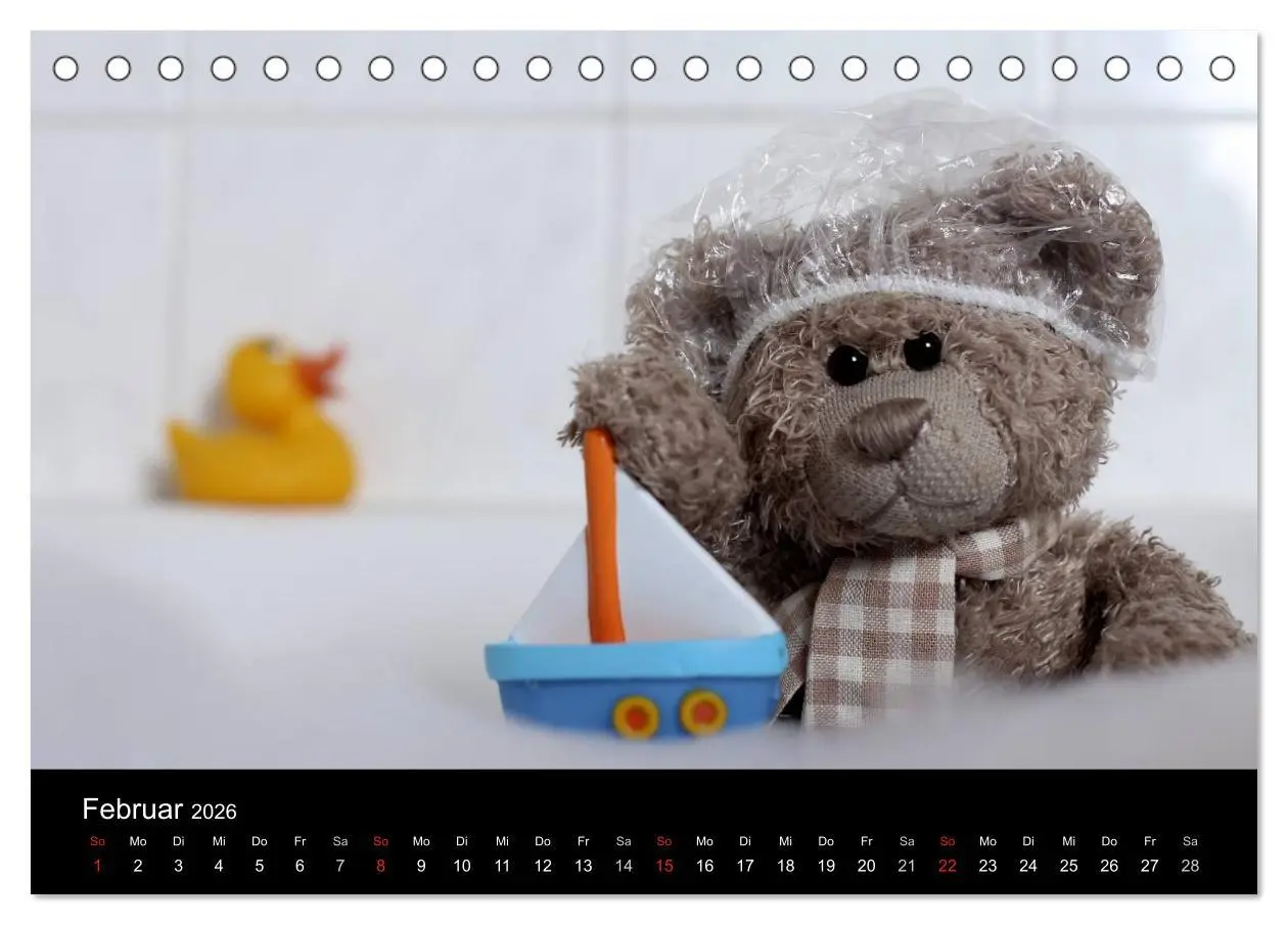 Bild: 9783516127898 | Herr Nopf ist da! (Tischkalender 2026 DIN A5 quer), CALVENDO...
