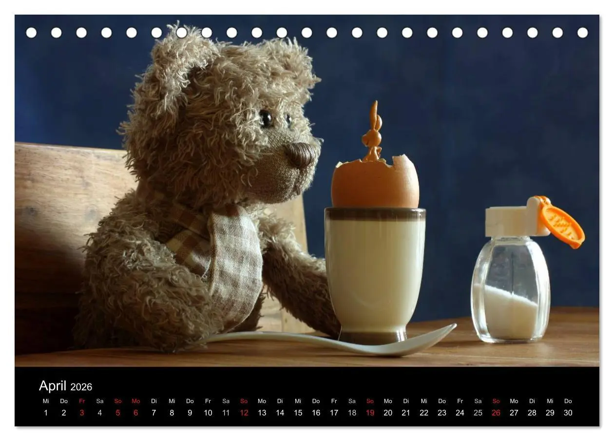 Bild: 9783516127898 | Herr Nopf ist da! (Tischkalender 2026 DIN A5 quer), CALVENDO...