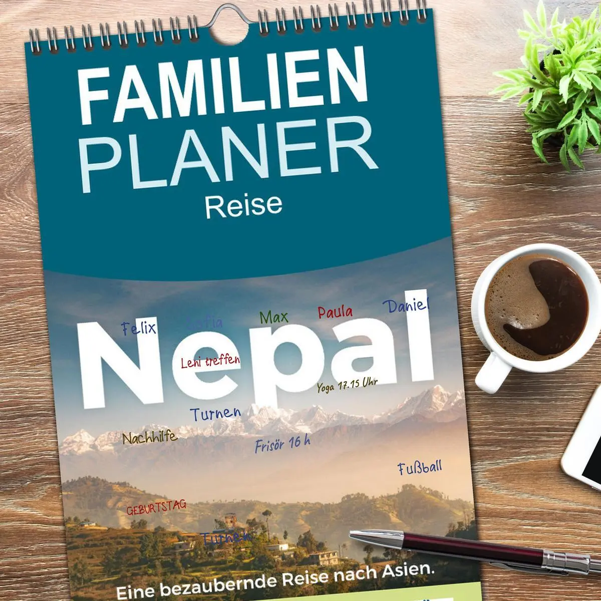 Bild: 9783516507898 | Familienplaner 2026 - Nepal - Eine bezaubernde Reise nach Asien....