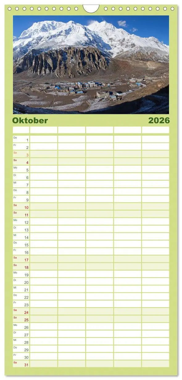 Bild: 9783516507898 | Familienplaner 2026 - Nepal - Eine bezaubernde Reise nach Asien....
