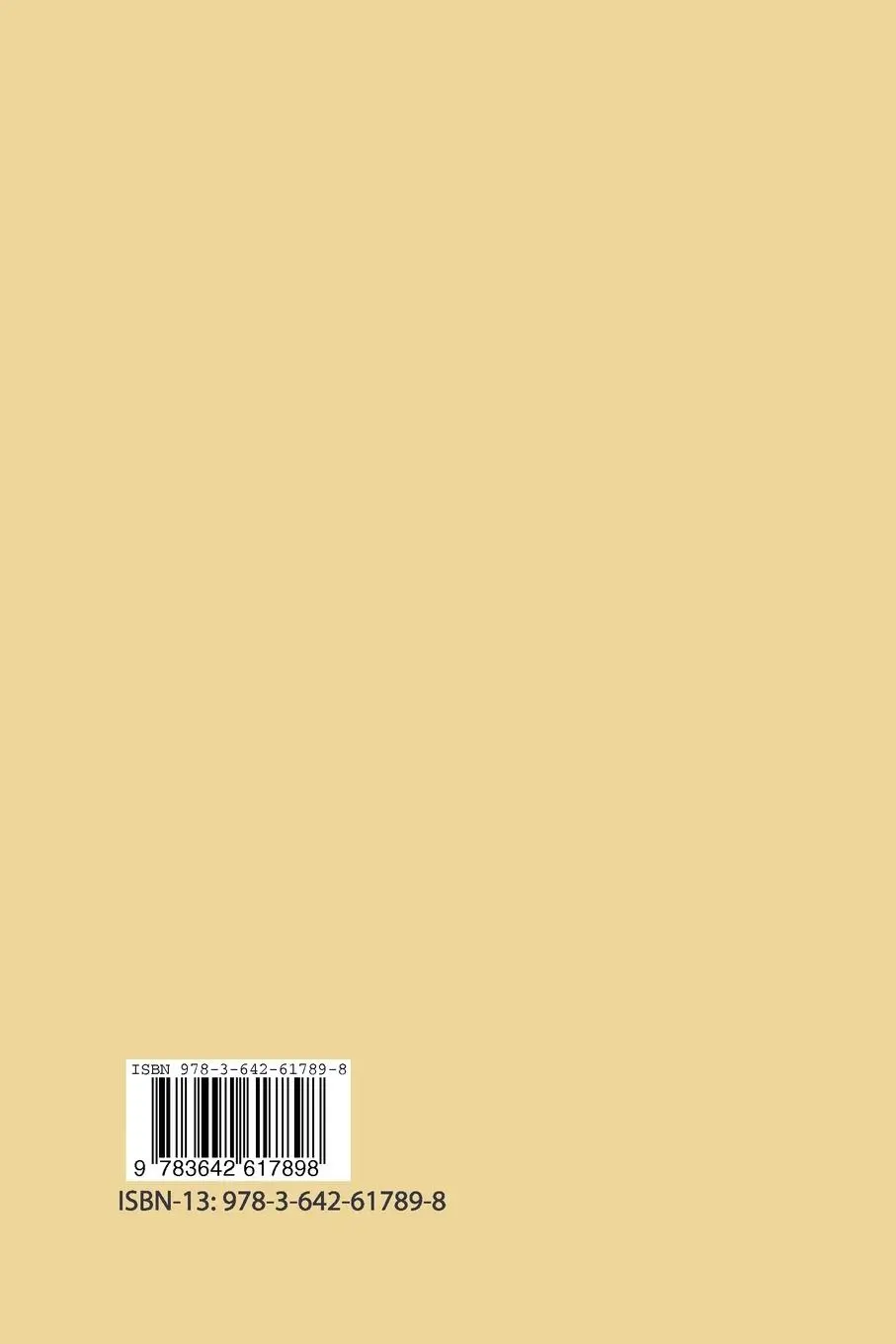Rückseite: 9783642617898 | Allgemeiner Teil des Bürgerlichen Rechts | Werner Flume | Taschenbuch