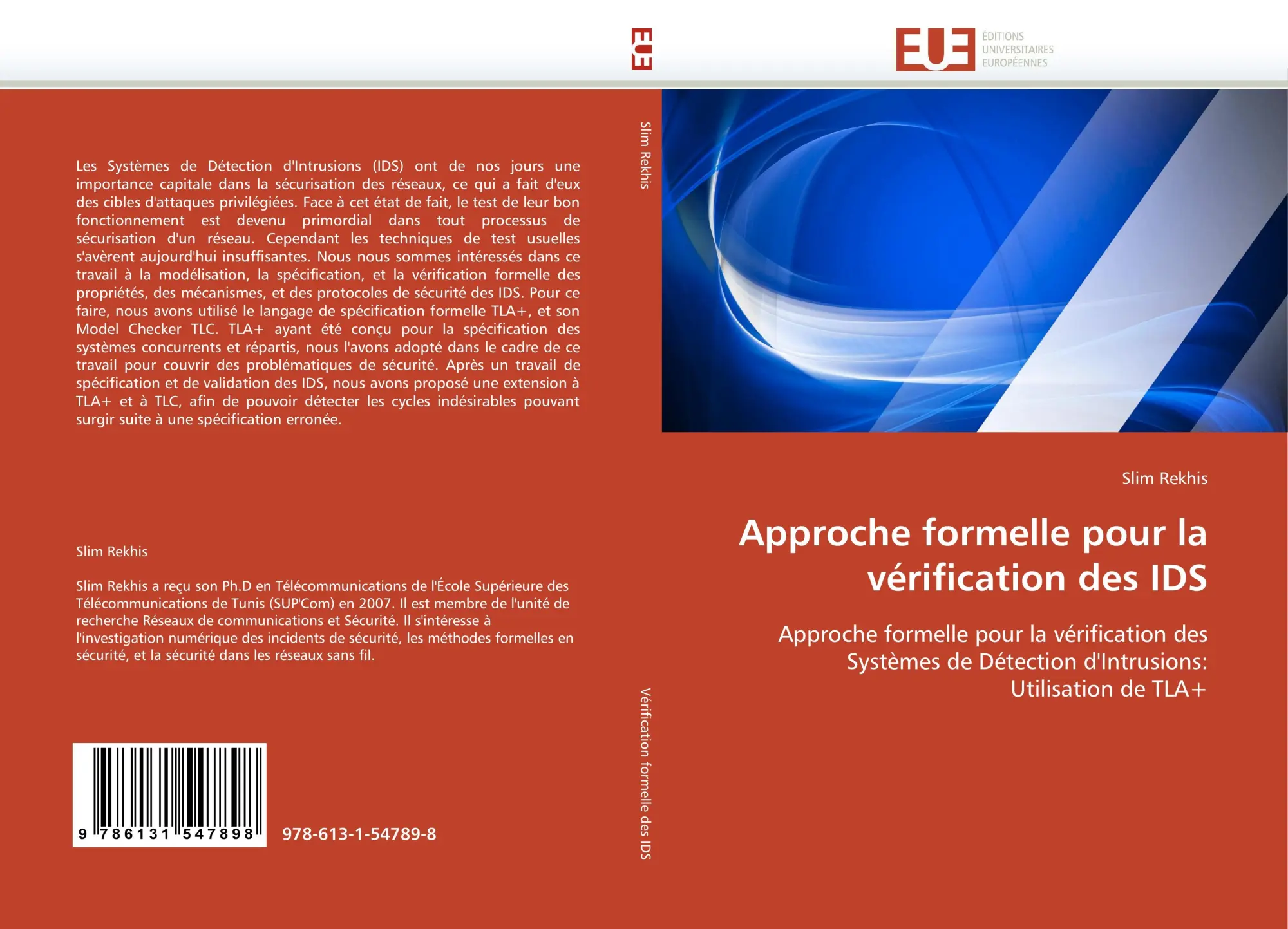 Cover: 9786131547898 | Approche formelle pour la vérification des IDS | Slim Rekhis | Buch