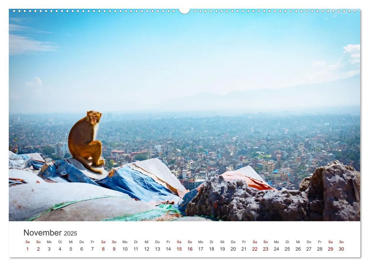 Bild: 9783435007998 | Nepal - Mitten im Himalaya (Wandkalender 2025 DIN A2 quer),...