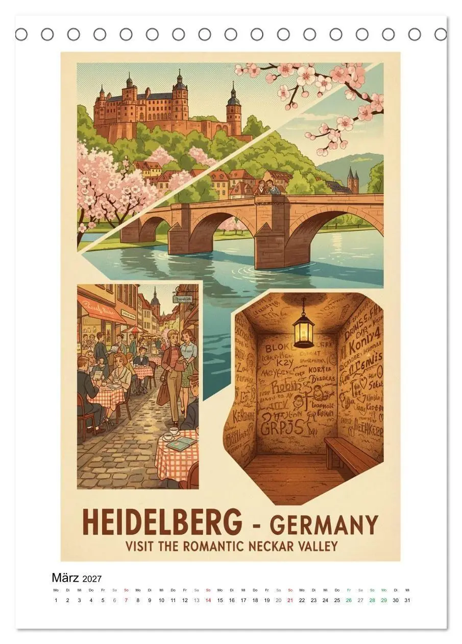 Bild: 9783516807998 | Sehnsucht Deutschland - Die Mid-Century Collection (Tischkalender...