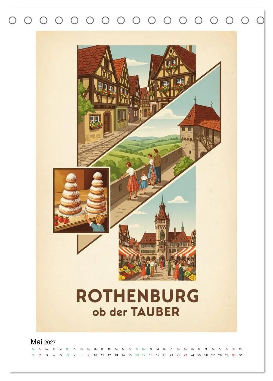 Bild: 9783516807998 | Sehnsucht Deutschland - Die Mid-Century Collection (Tischkalender...