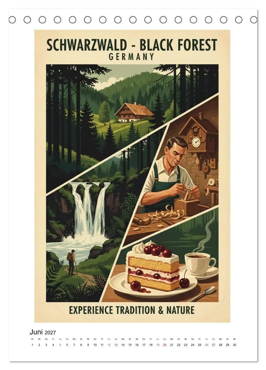Bild: 9783516807998 | Sehnsucht Deutschland - Die Mid-Century Collection (Tischkalender...