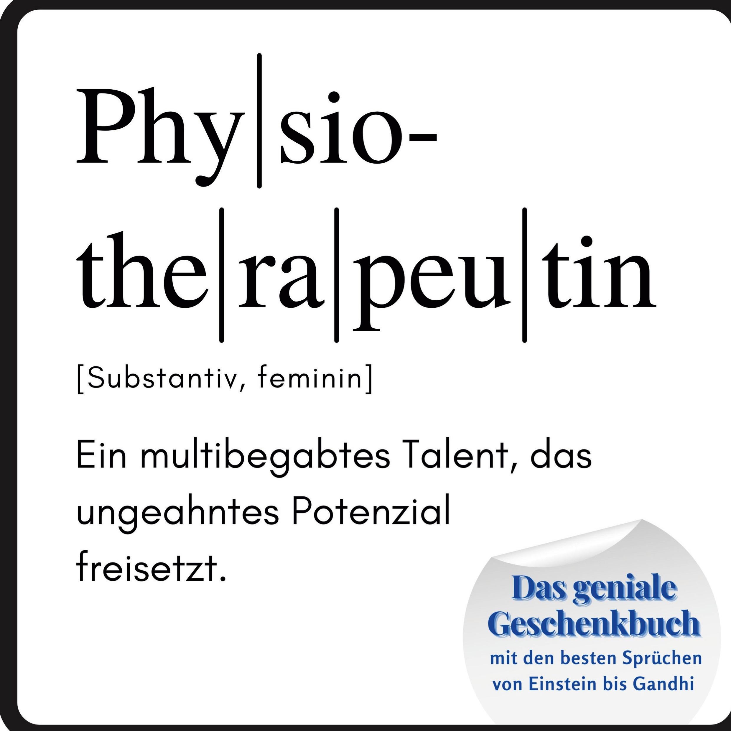 Cover: 9783750517998 | Physiotherapeutin | Steffi Meier | Taschenbuch | Paperback | 82 S.