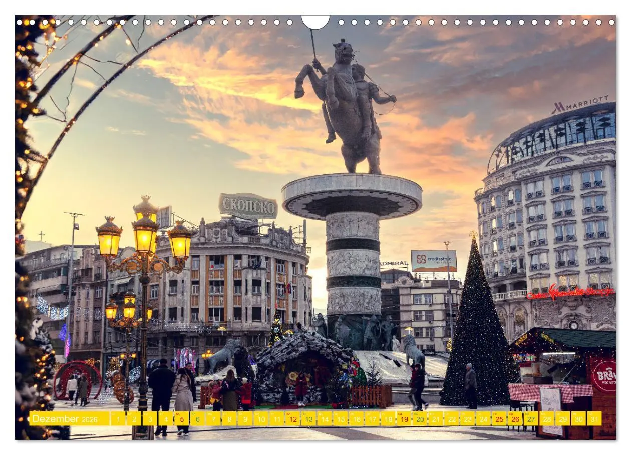 Bild: 9783457398098 | Skopje - Nordmazedoniens überraschende Hauptstadt (Wandkalender...