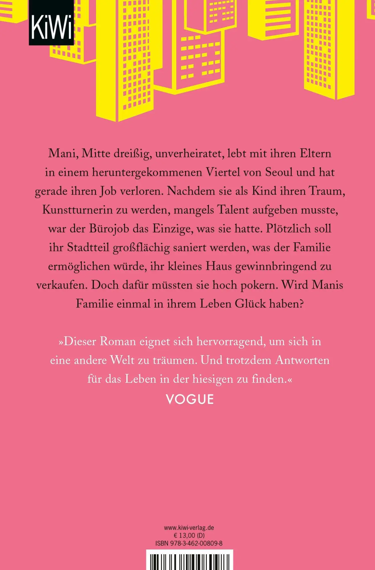 Rückseite: 9783462008098 | Wo ich wohne, ist der Mond ganz nah | Roman | Cho Nam-Joo | Buch