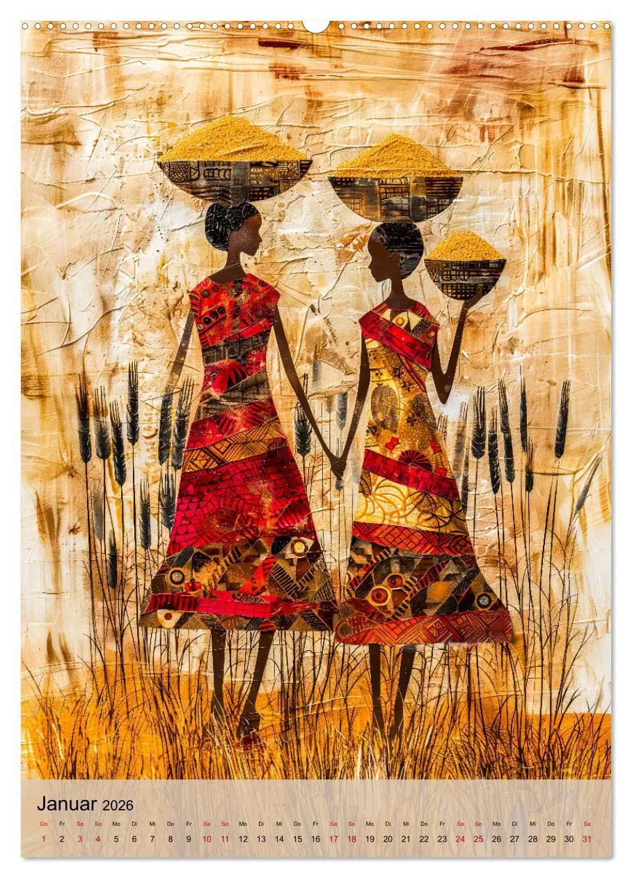 Bild: 9783516248098 | Afrikanische Eleganz - Illustrationen in harmonischen Farben...