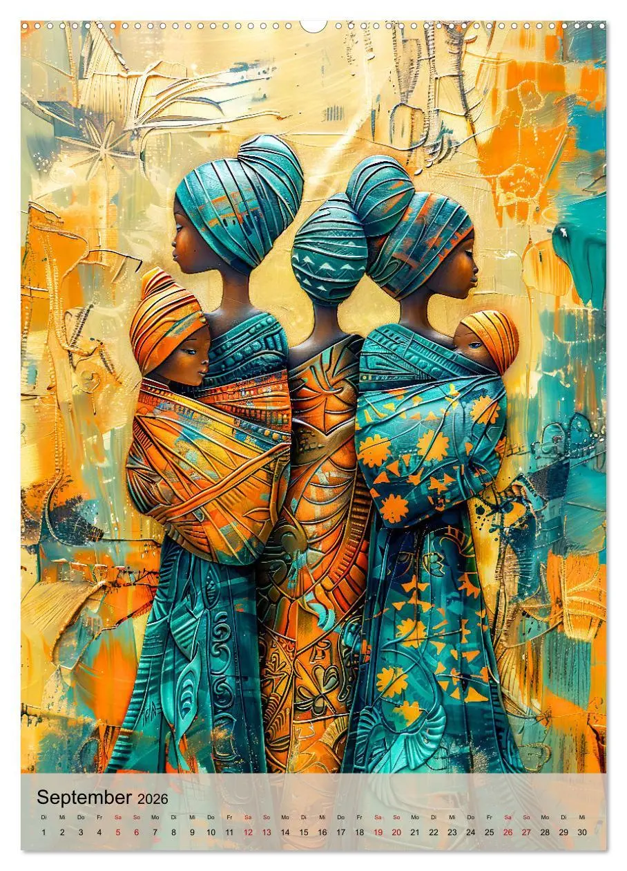 Bild: 9783516248098 | Afrikanische Eleganz - Illustrationen in harmonischen Farben...