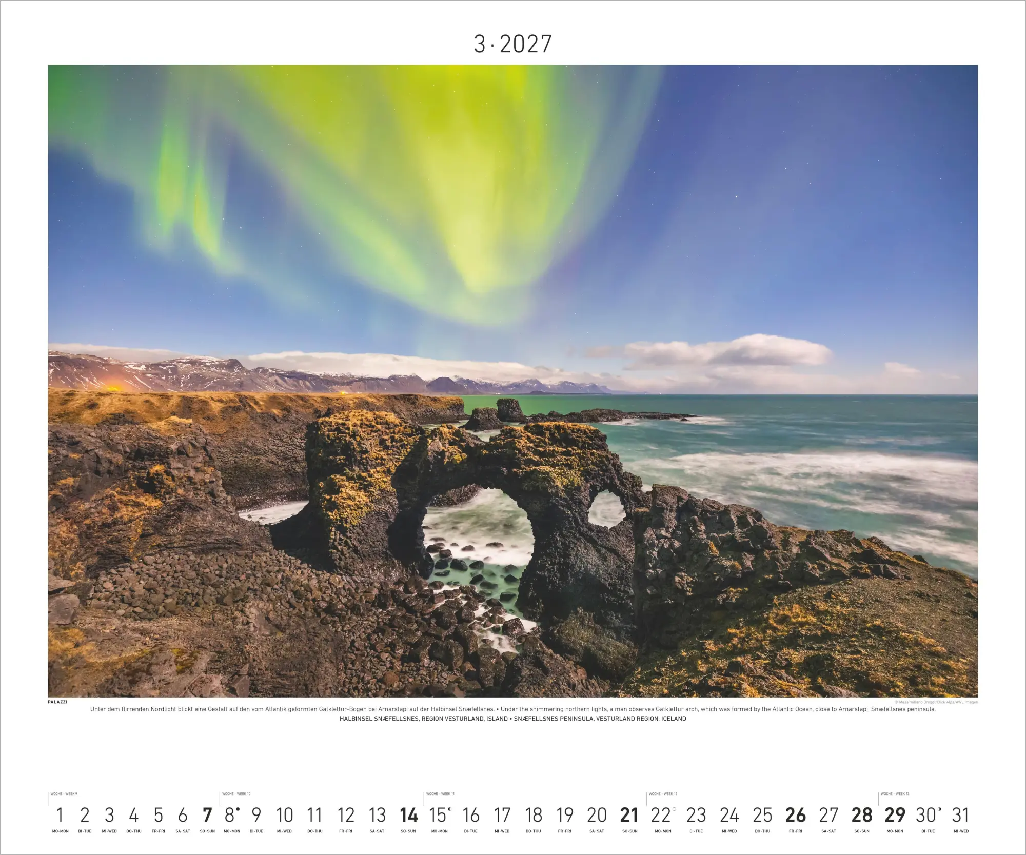 Bild: 4069095018198 | Polarlicht 2027 | Neumann Verlage GmbH &amp; Co KG | Kalender | 14 S.