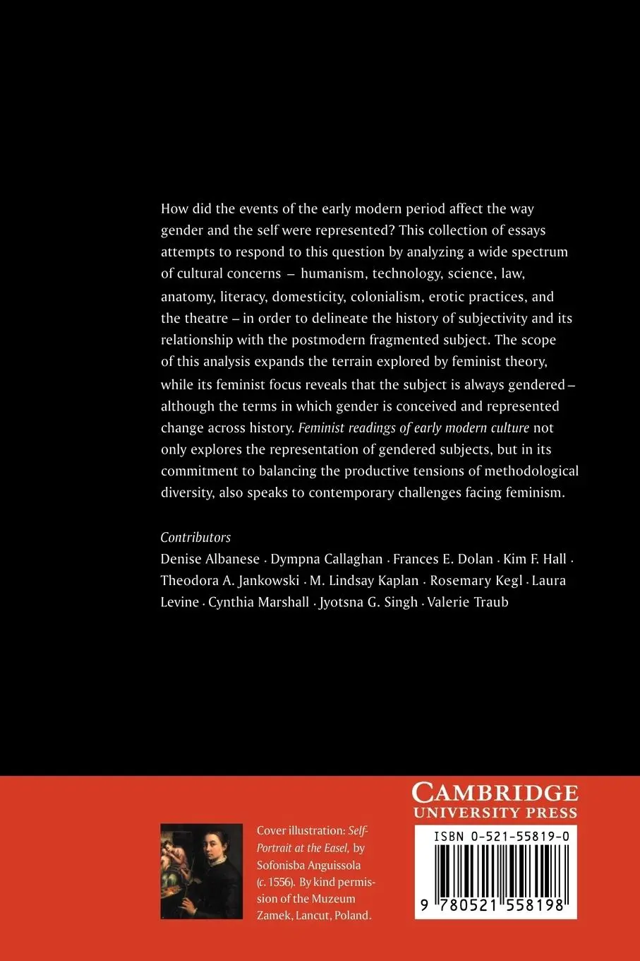 Rückseite: 9780521558198 | Feminist Readings of Early Modern Culture | Emerging Subjects | Buch