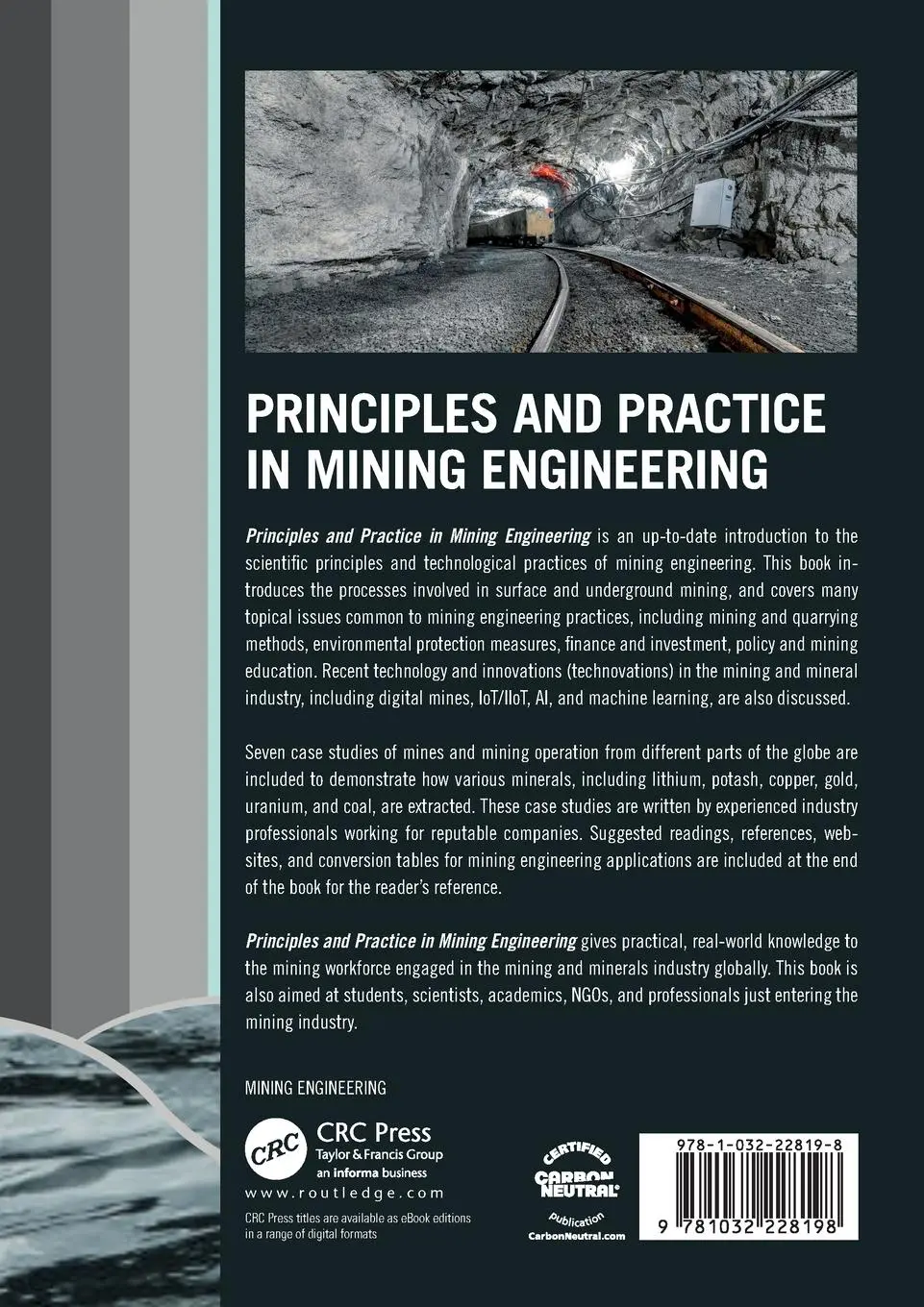 Rückseite: 9781032228198 | Principles and Practice in Mining Engineering | Soni (u. a.) | Buch