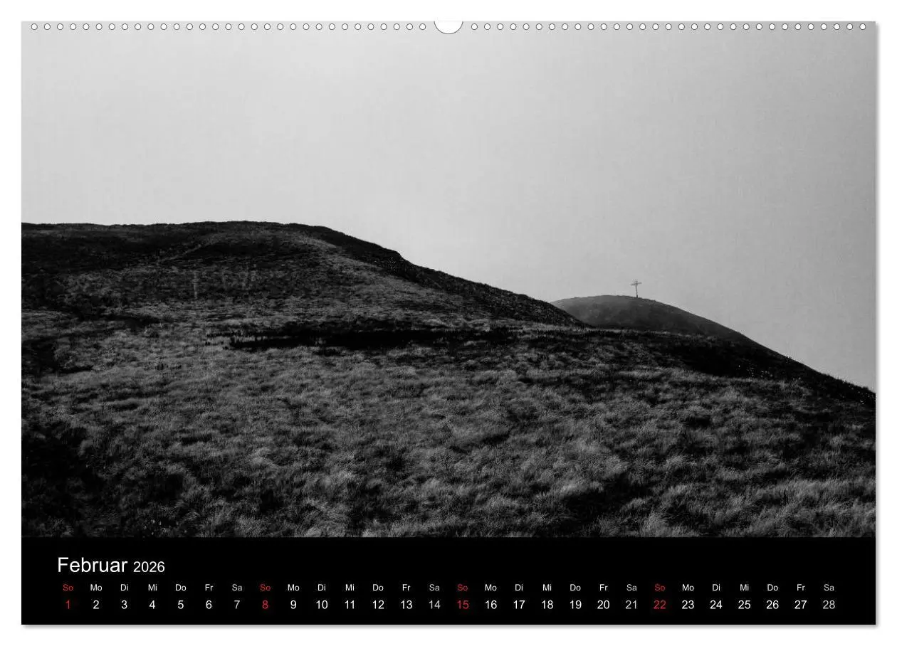Bild: 9783516098198 | BERGE IN SCHWARZ WEISS (Wandkalender 2026 DIN A2 quer), CALVENDO...