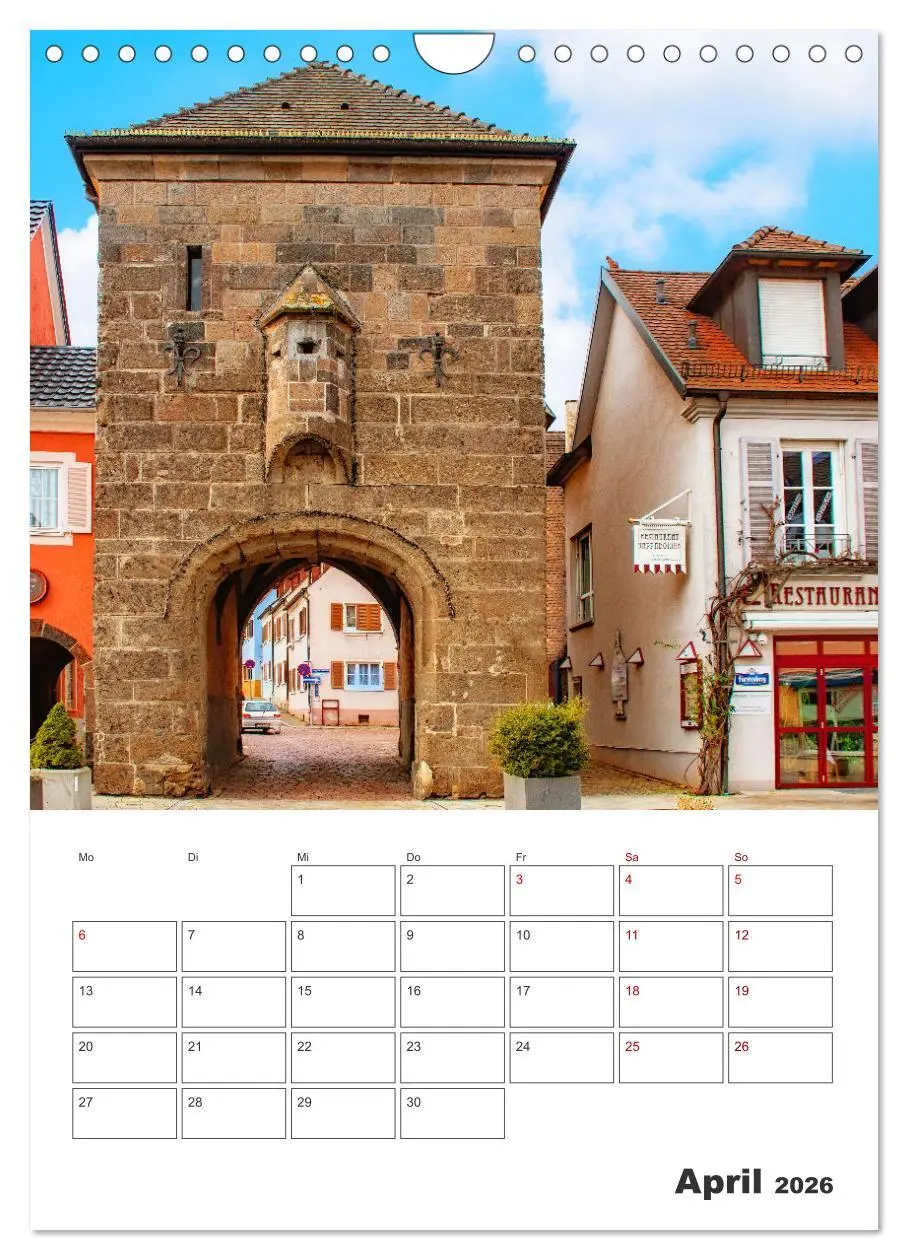 Bild: 9783516308198 | Breisach - Reiseplaner (Wandkalender 2026 DIN A4 hoch), CALVENDO...