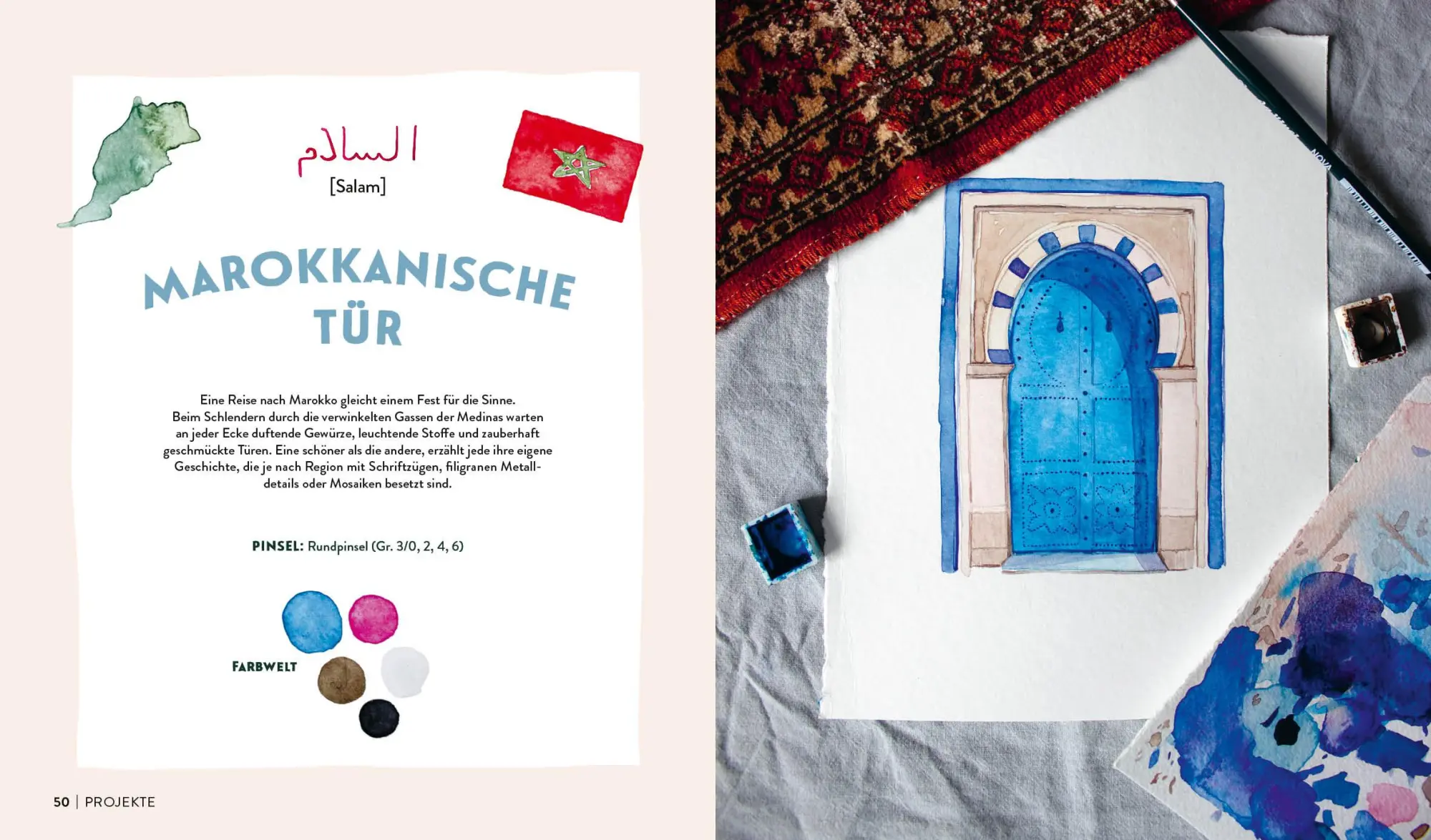 Bild: 9783745928198 | Meine große Watercolor-Reise | Nelli Andrejew | Taschenbuch | 112 S.
