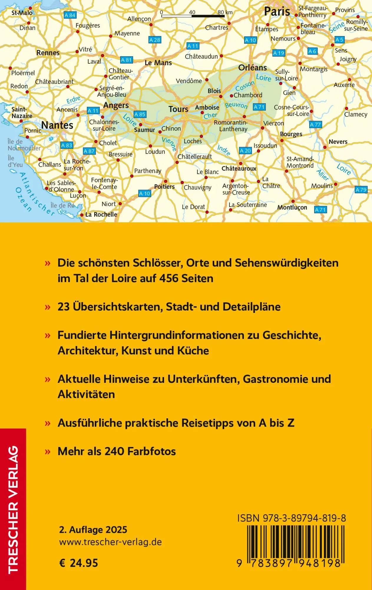 Rückseite: 9783897948198 | TRESCHER Reiseführer Schlösser der Loire | Heike Bentheimer | Buch