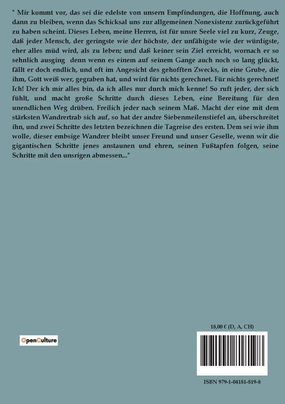 Rückseite: 9791041818198 | Theoretische Schriften | Johann Wolfgang Goethe | Taschenbuch | 364 S.